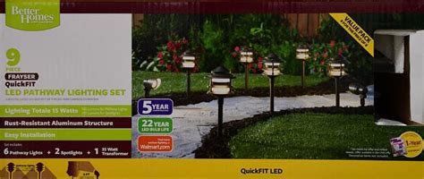 better homes and gardens led lights|Better Homes & Gardens Fayser 8 Piece Outdoor QuickFIT LED .